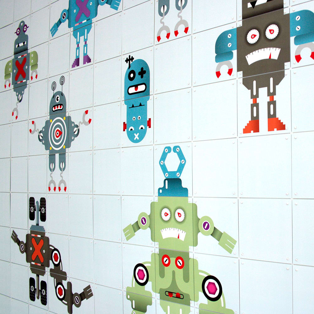 Mural IXXI Robot7
