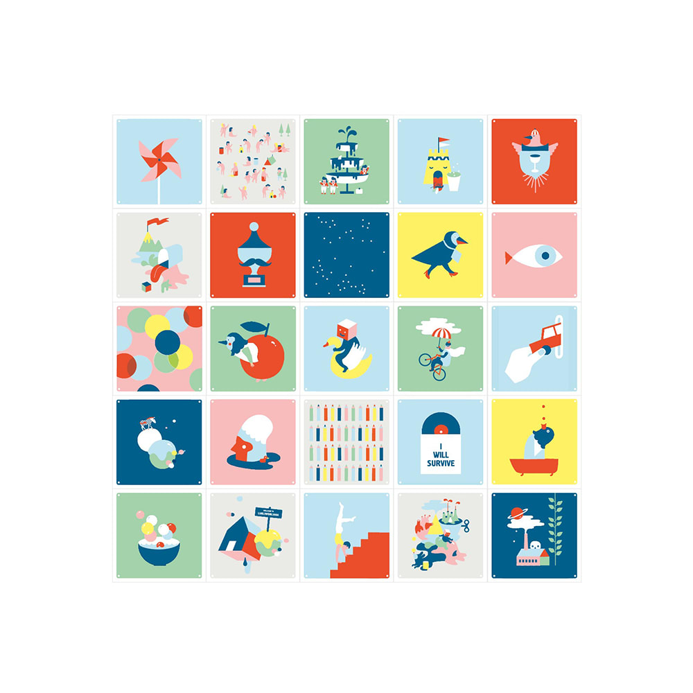 Mural IXXI - Cheerful4
