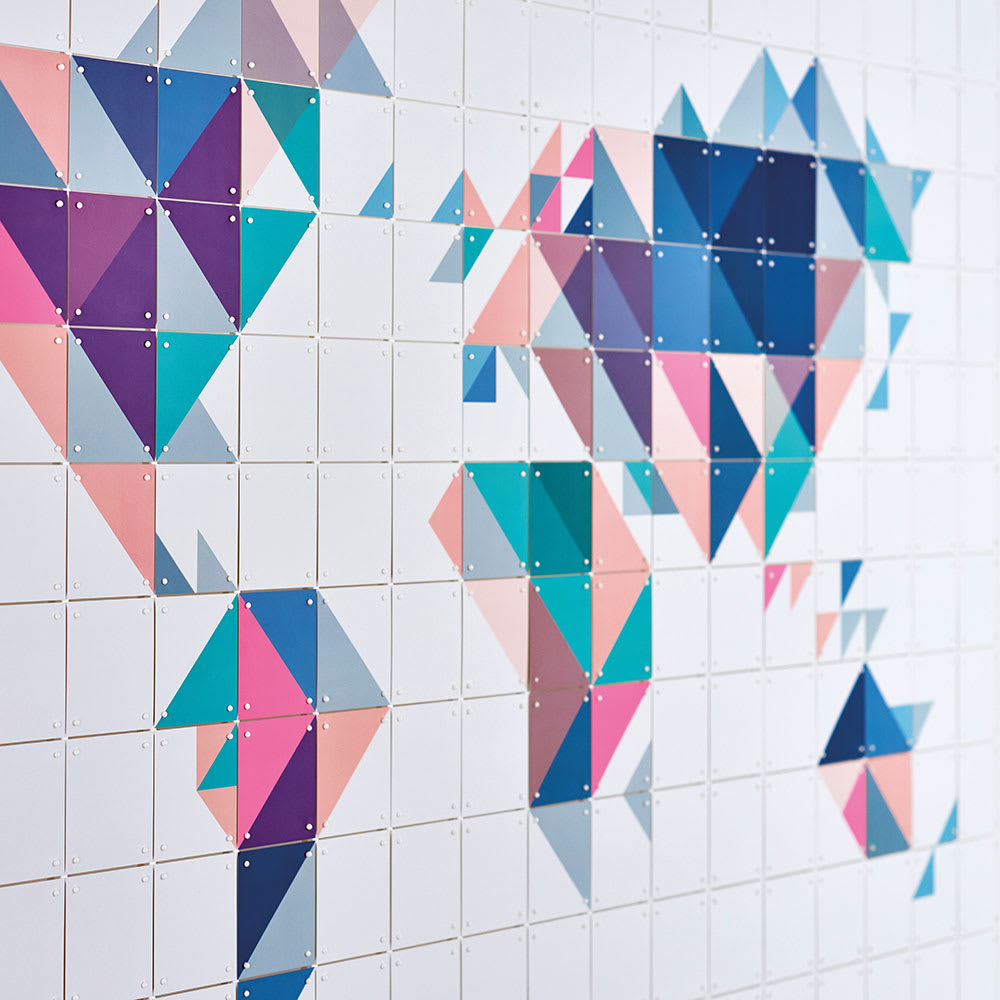 Mural IXXI - The World Tangram1