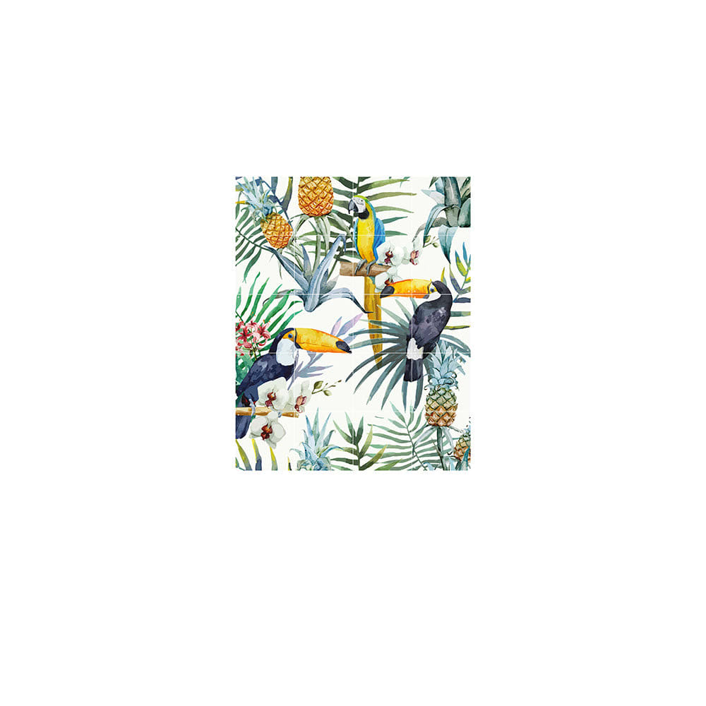Mural IXXI - Tiger jungle & Toucan family - Doble Cara - Pequeño5