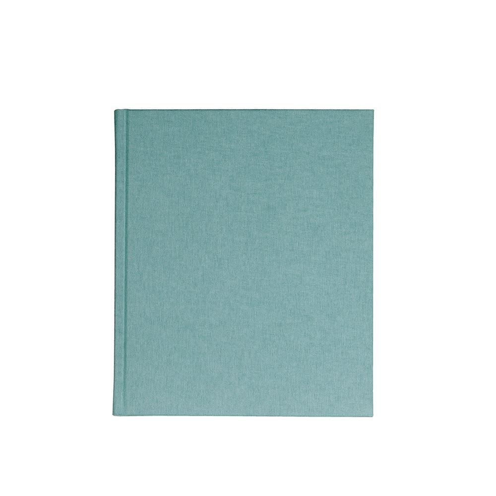 CUADERNO DE TAPA DURA - 17x20 cm - Sin Linea - Verde Claro1