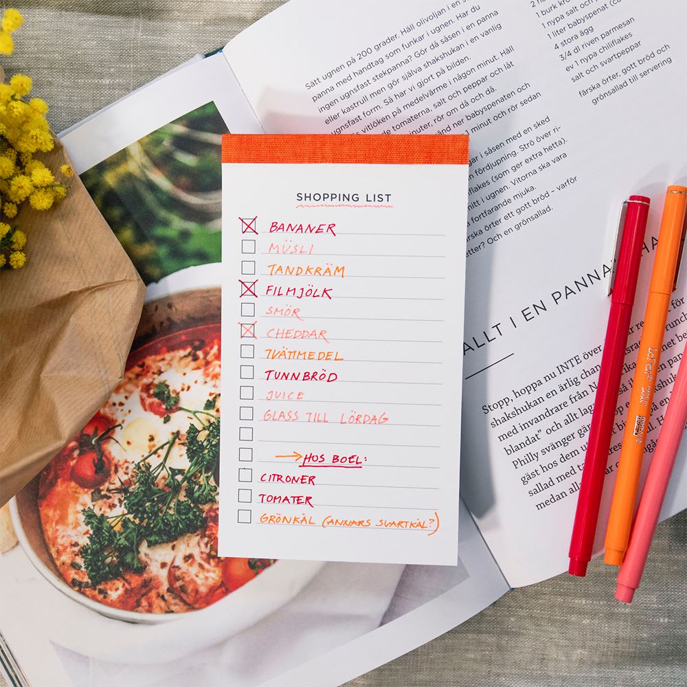 Lista de las compras - Naranja1