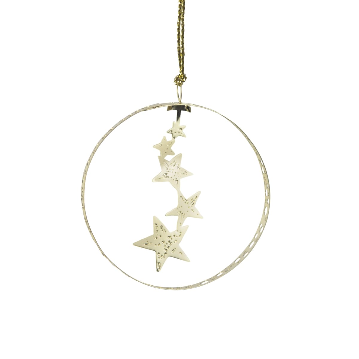 Adorno de Navidad Redondo -Estrellas de noche1