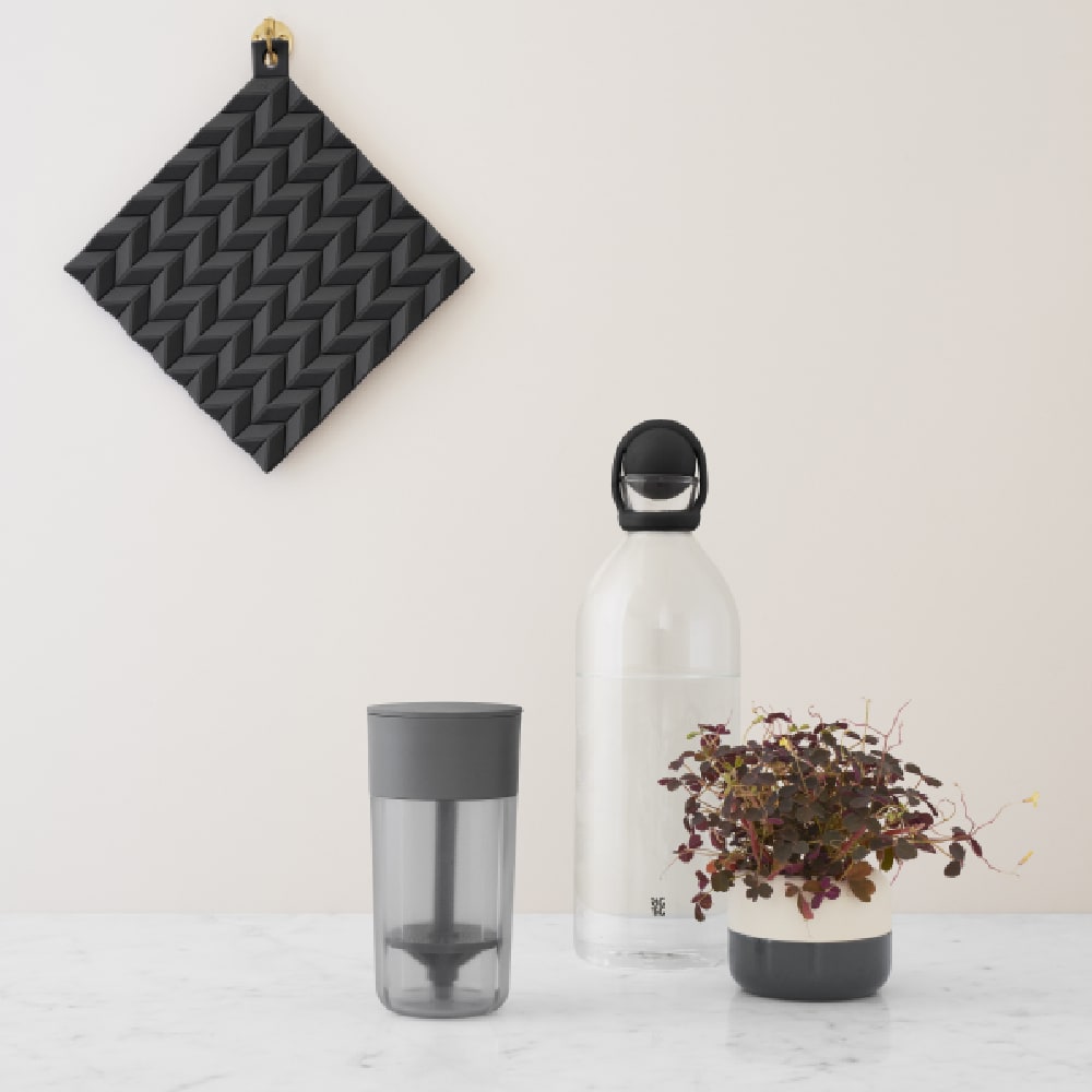 Toma ollas HOLD-ON 2 pcs. - Negro1