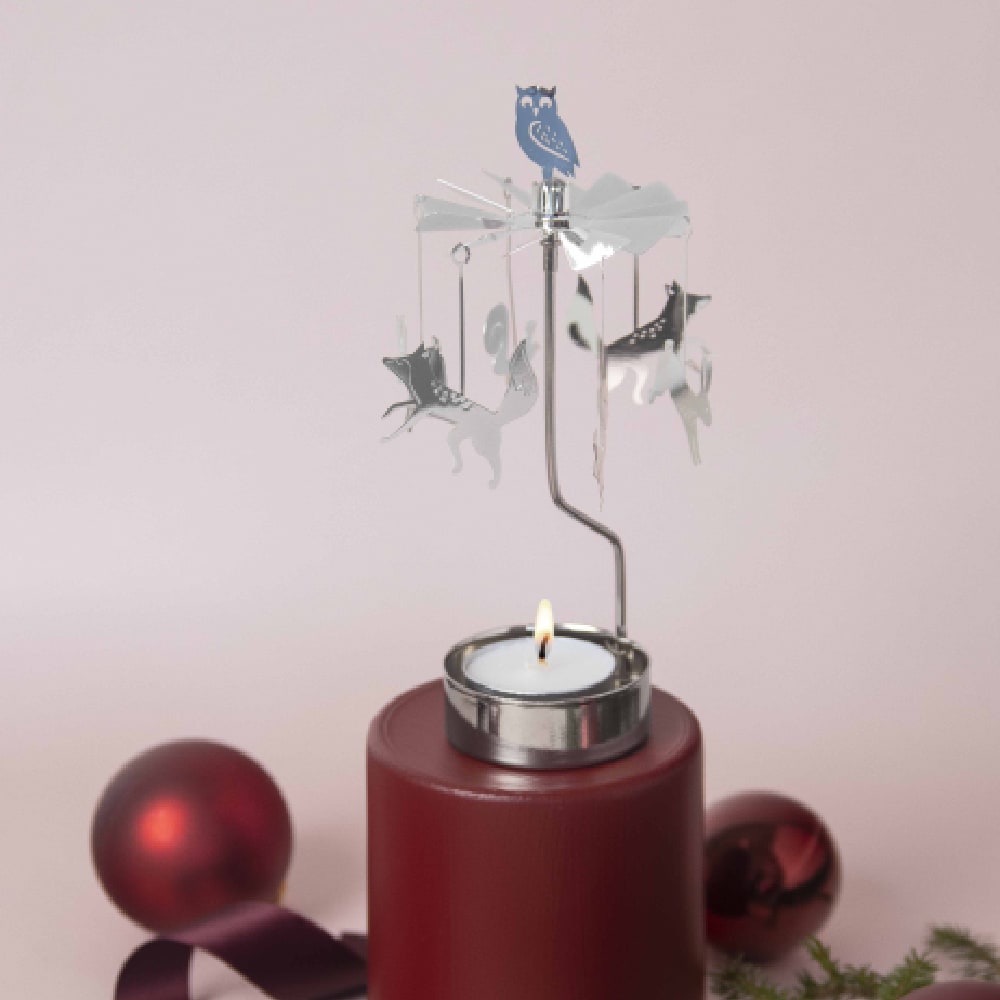 Candelabro Giratorio - Caza en el Bosque2