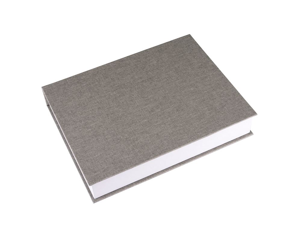 Caja Tela/Papel - A4 - Gris Claro1