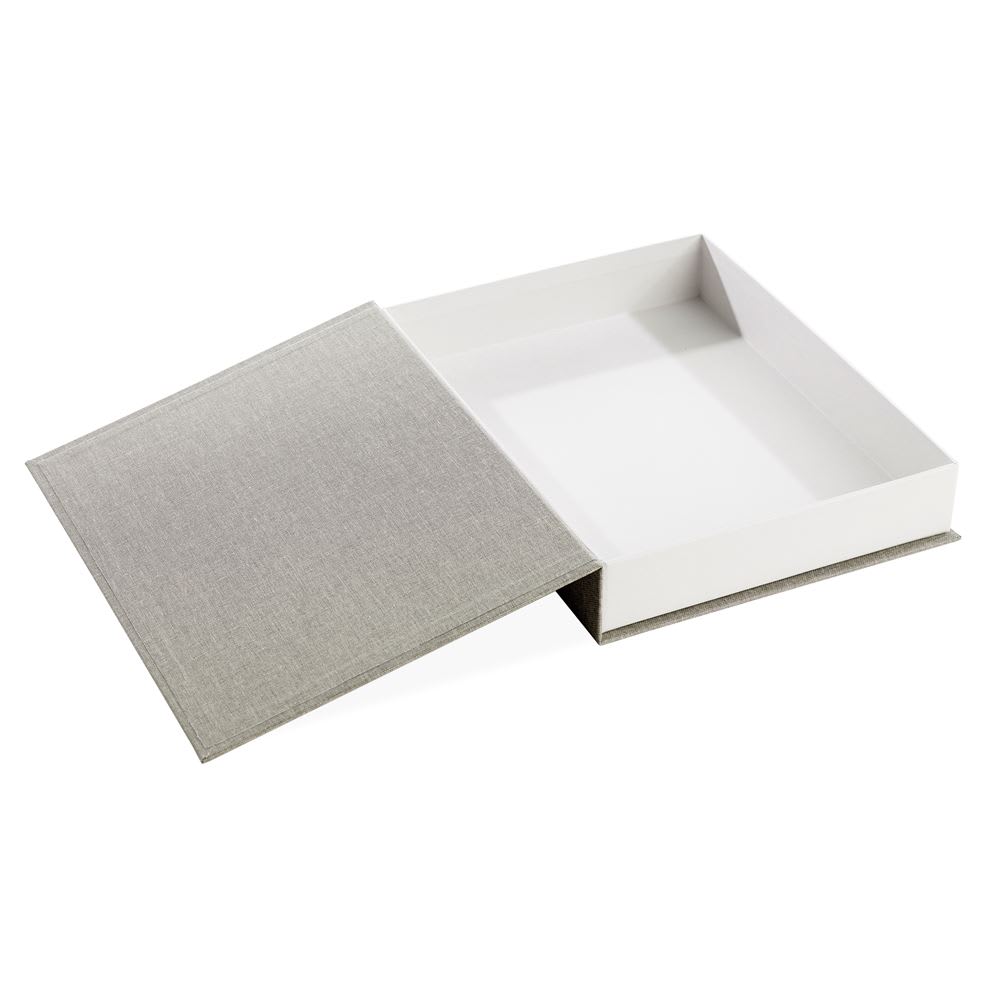 Caja Tela/Papel - A4 - Gris Claro2