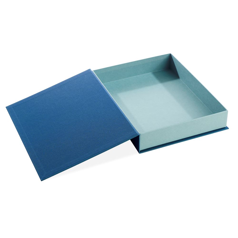 Caja Tela/Papel - A4 - Verde Esmeralda2