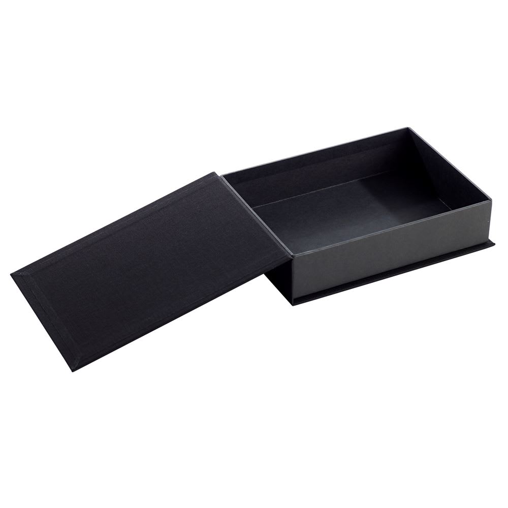 Caja Tela/Papel - A5 - Negro2