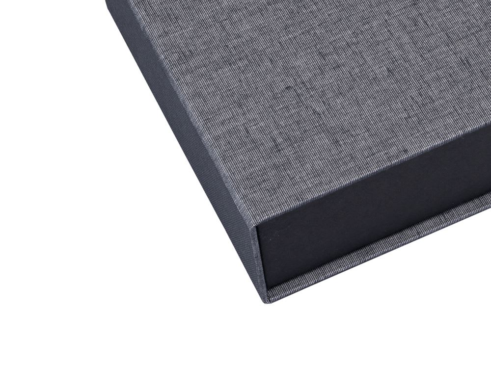 Caja Tela/Papel - A5 - Gris Oscuro3