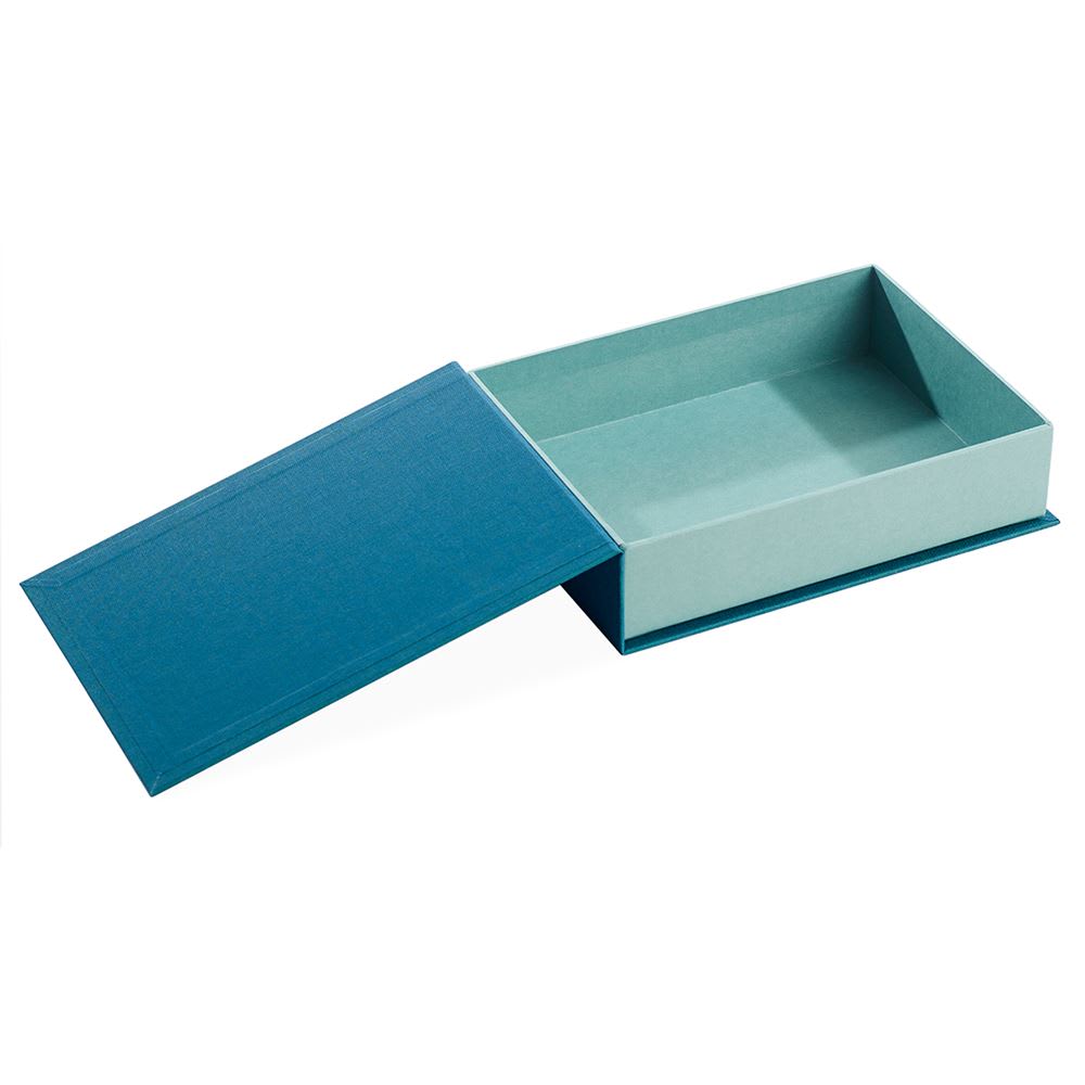 Caja Tela/Papel - A5 - Verde Esmeralda2