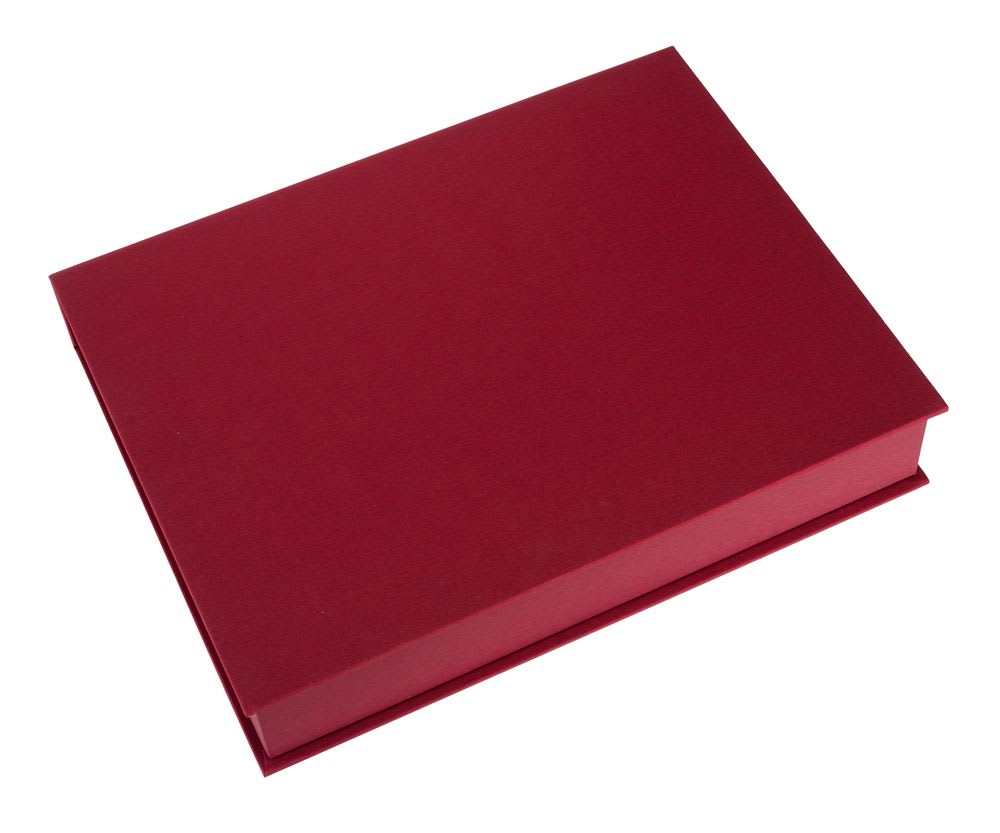 Caja Tela/Papel - A4 - Rojo Rosa1