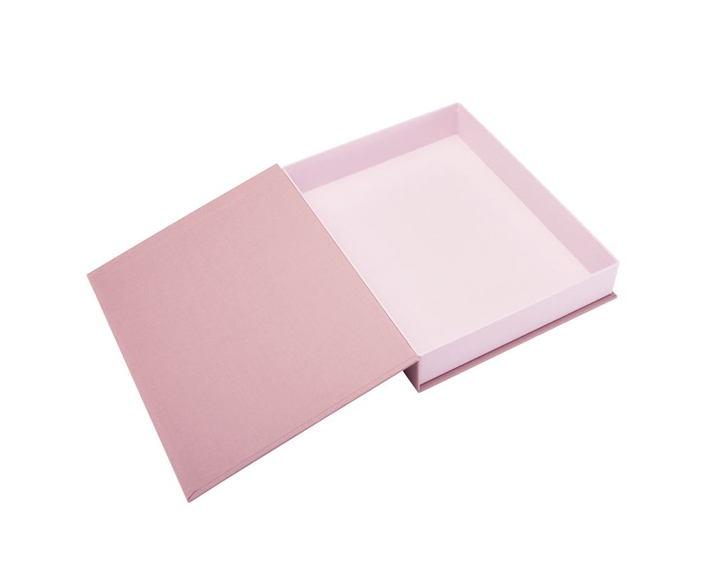Caja Tela/Papel - A4 - Rosado Claro2