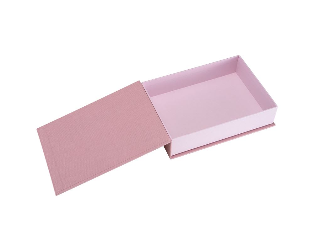 Caja Tela/Papel - A5 - Rosado Claro2