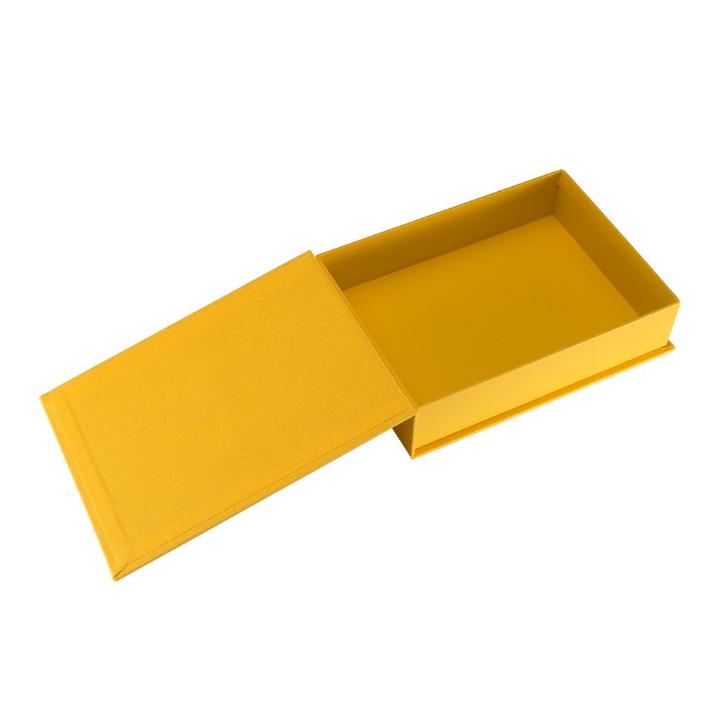 Caja Tela/Papel - A5 - Amarillo2