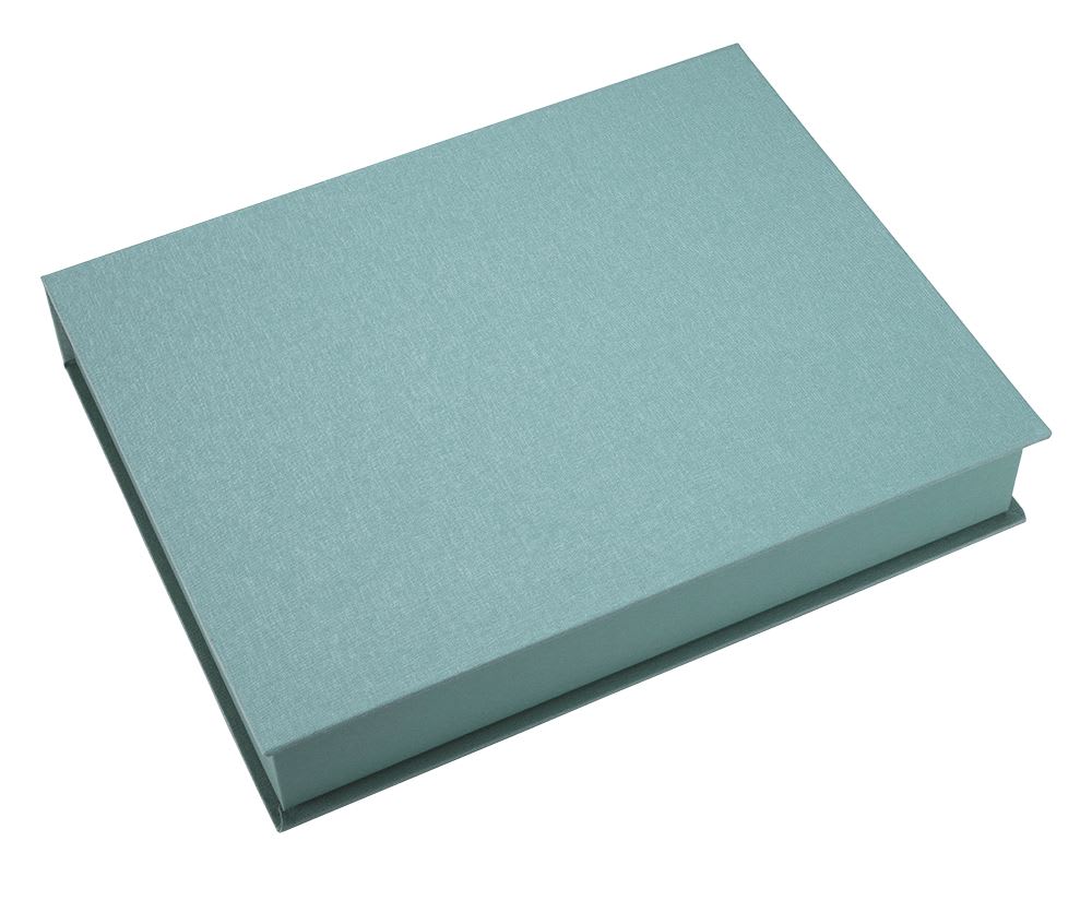 Caja Tela/Papel - A4 - Verde Claro1