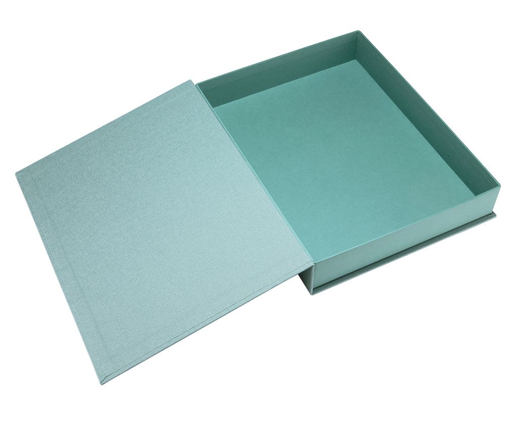 Caja Tela/Papel - A4 - Verde Claro2