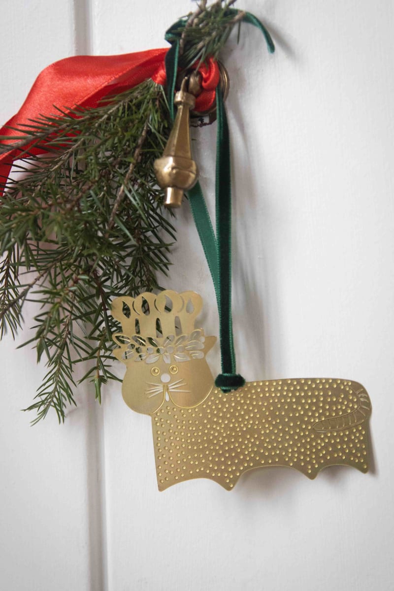 Adorno de Navidad - Stig Lindberg GATO DE PAN DE JENGIBRE3