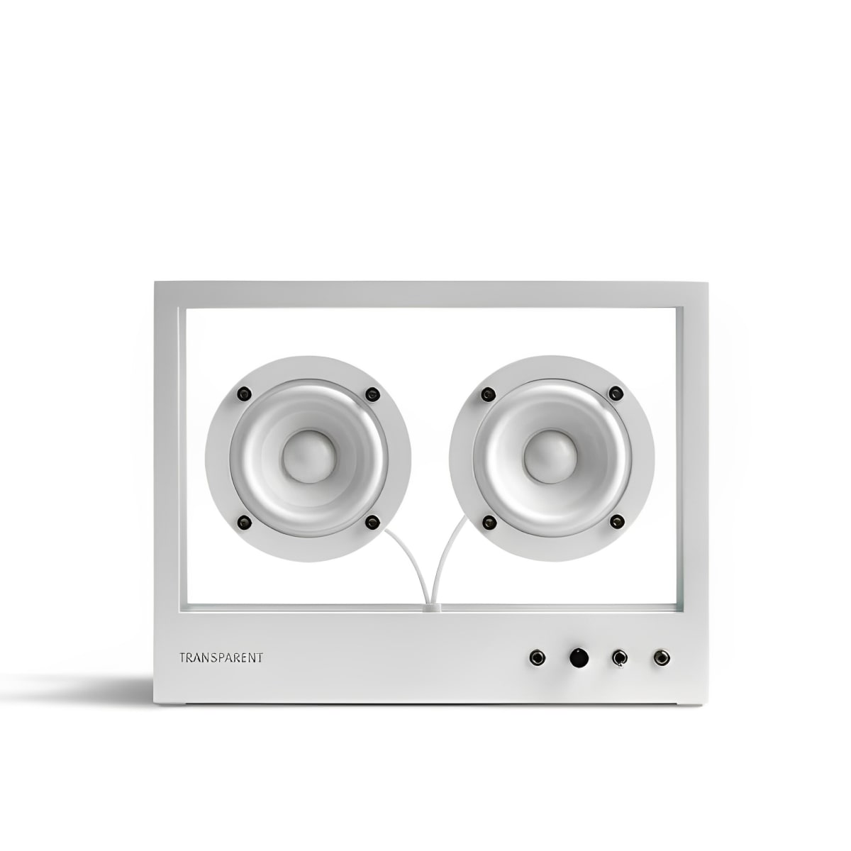 Transparent Speaker - Pequeño Blanco1