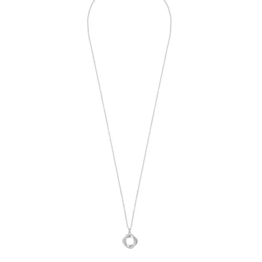 Collar - Bree twist pendant - 60 cm1