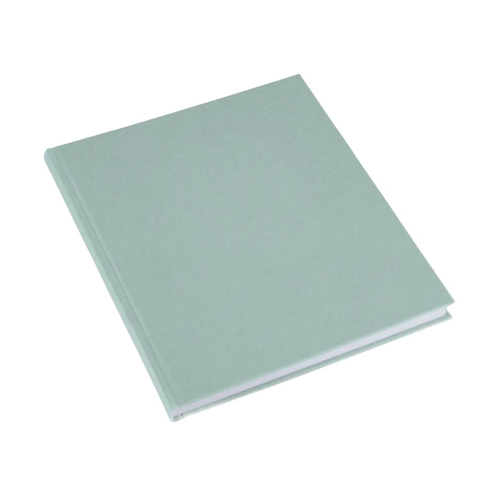 CUADERNO DE TAPA DURA - 17x20 cm - Sin Linea - Verde Claro3