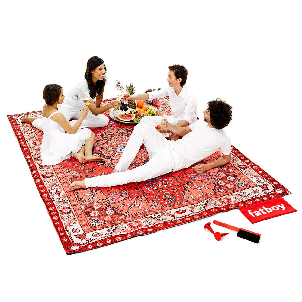 Alfombra Fatboy - Picnic Lounge - Rojo2