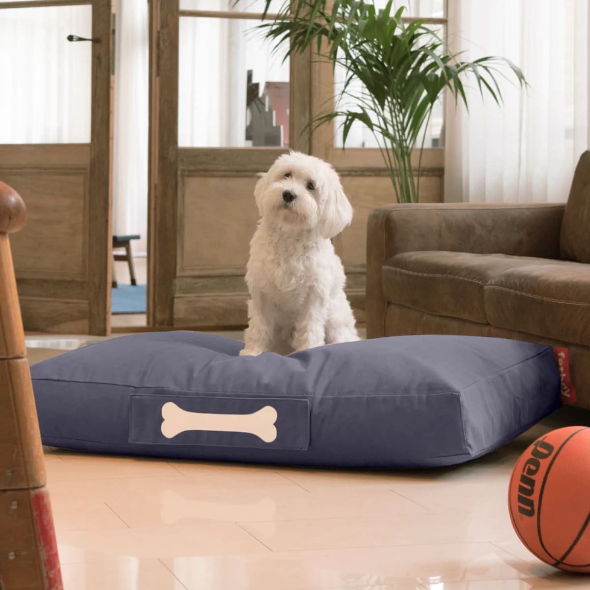 Cama de Perro Fatboy Doggielounge Large Stonewashed Blue2