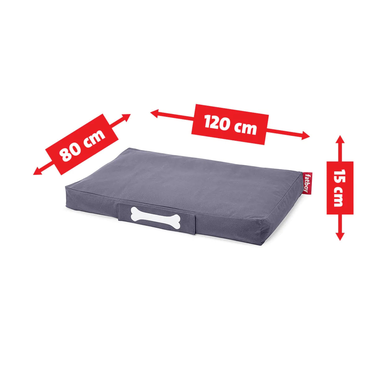 Cama de Perro Fatboy Doggielounge Large Stonewashed Blue3