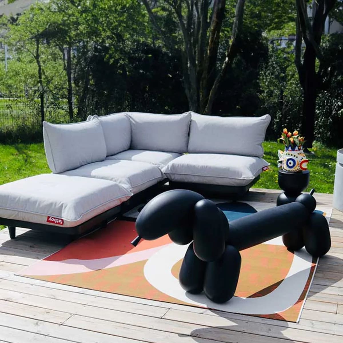 Banca o Banqueta Fatboy de Exterior Fatboy Attackle - Black2