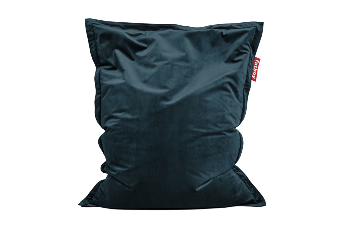 Pouf Fatboy Original Slim Velvet - Recycled Petrol1