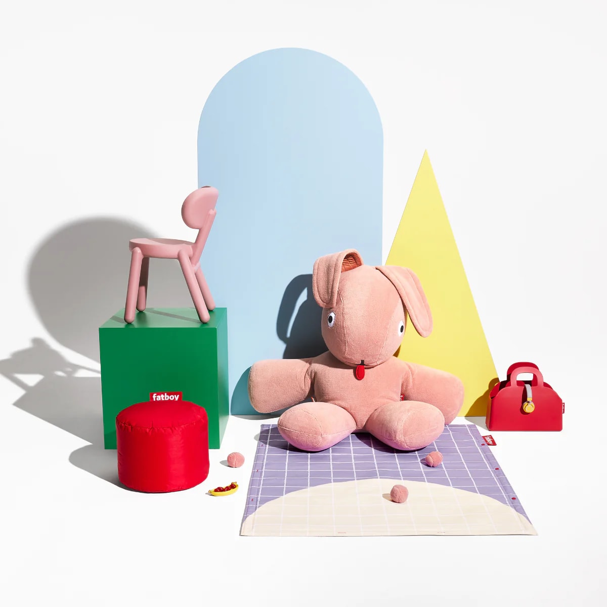 Cojín Fatboy Conejo co9 XS Teddy Cheeky Pink - Rosado3