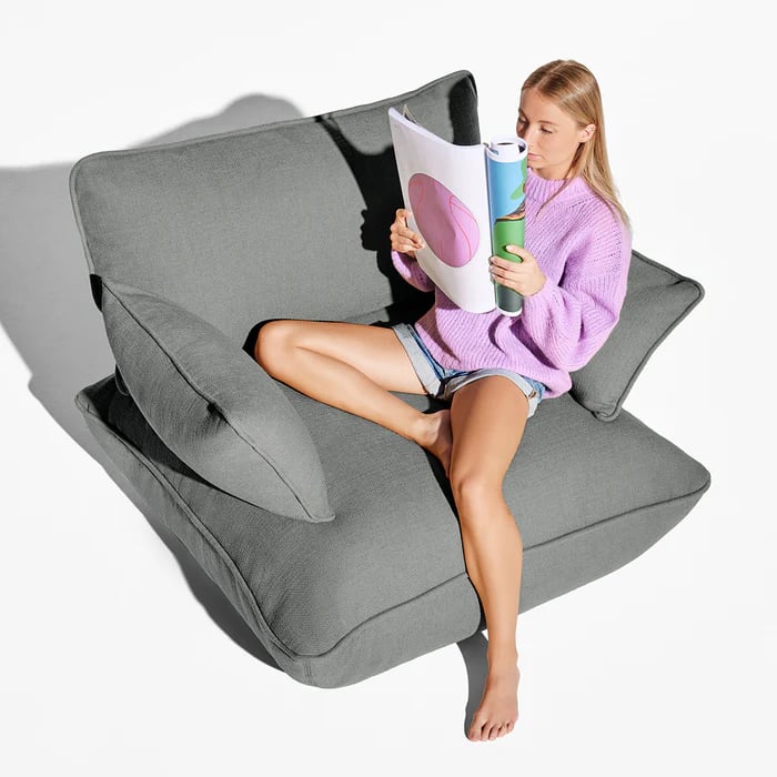 Asiento Fatboy Sumo Loveseat - Mouse Grey2