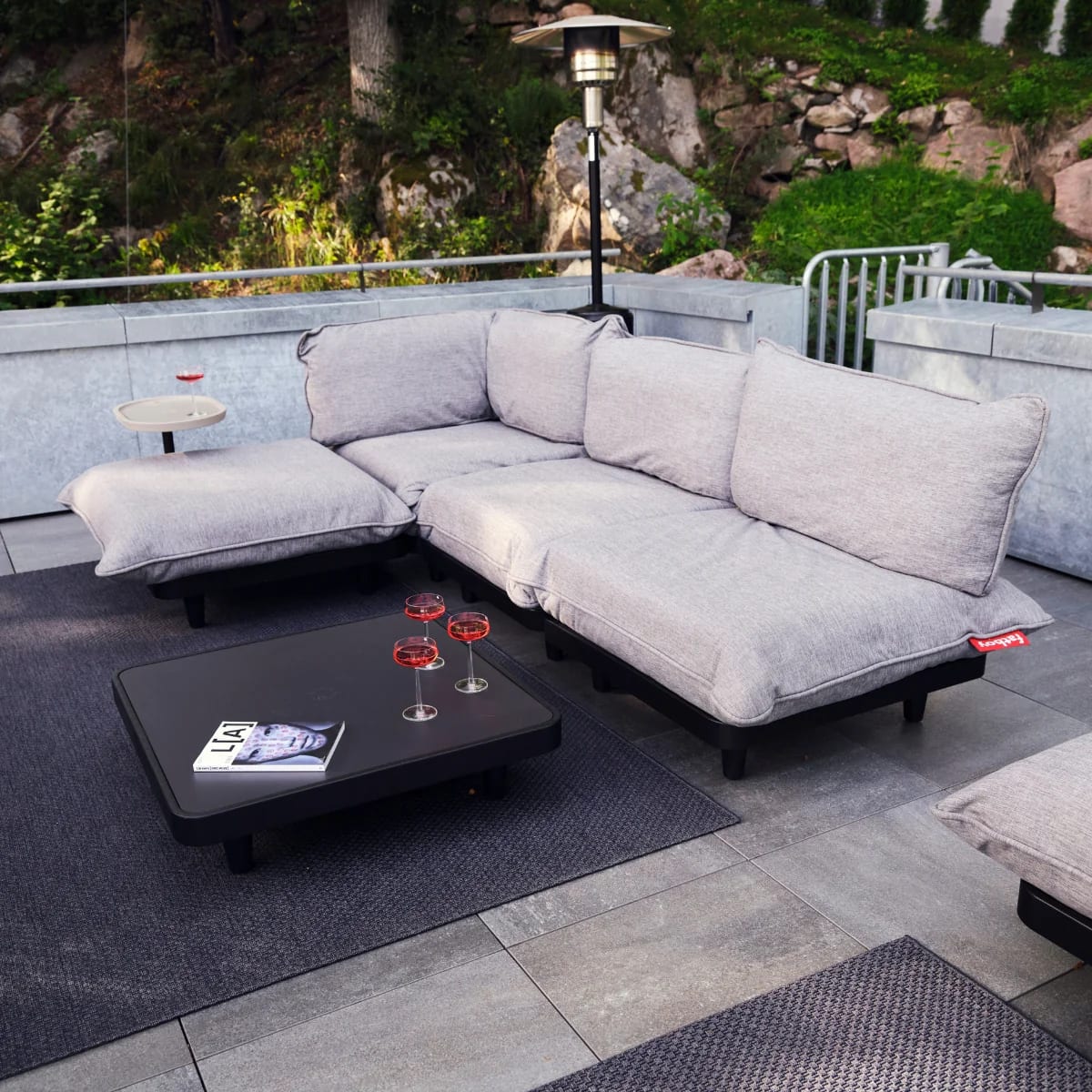 Sofá Fatboy Exterior Paletti Set Large - Rock grey3