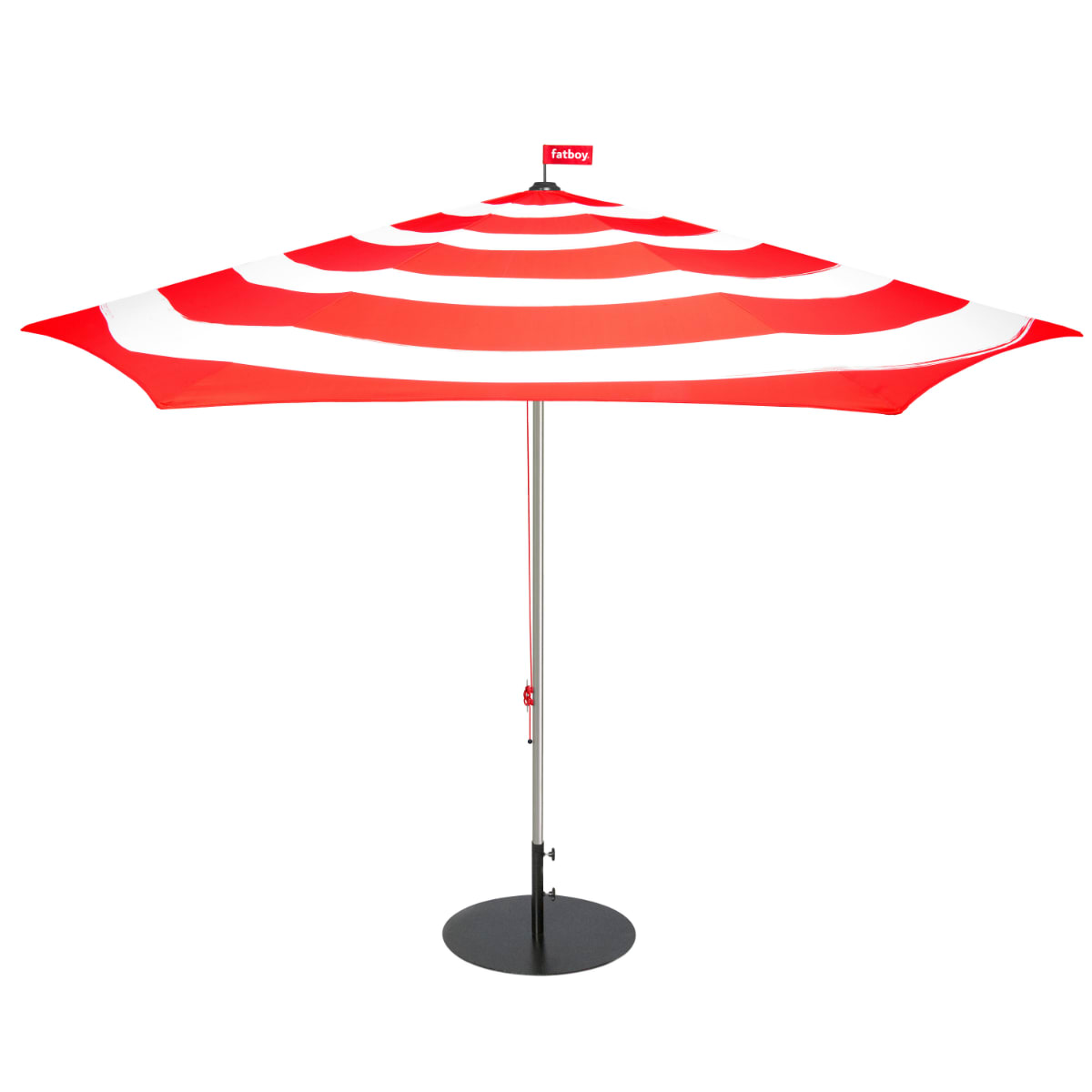 Sombrilla - Quitasol Fatboy Stripesol Red + Base Black1