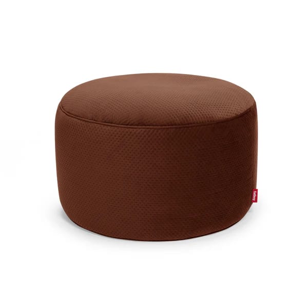 FATBOY Pouf Recycled Point Large Royal Velvet Tobacco - Marrón1