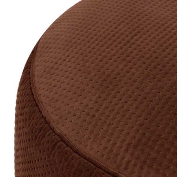 FATBOY Pouf Recycled Point Large Royal Velvet Tobacco - Marrón3