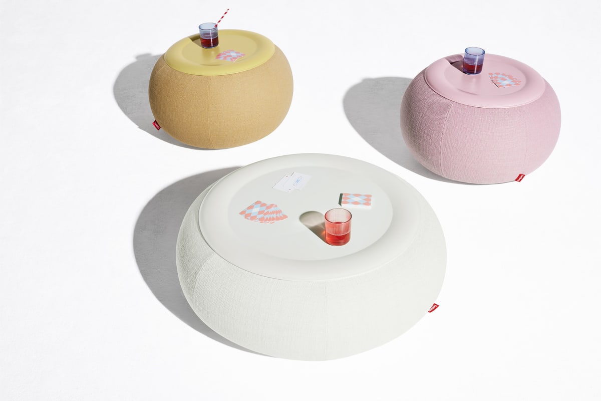 Mesa de Centro Inflable - Dumpty Limestone2