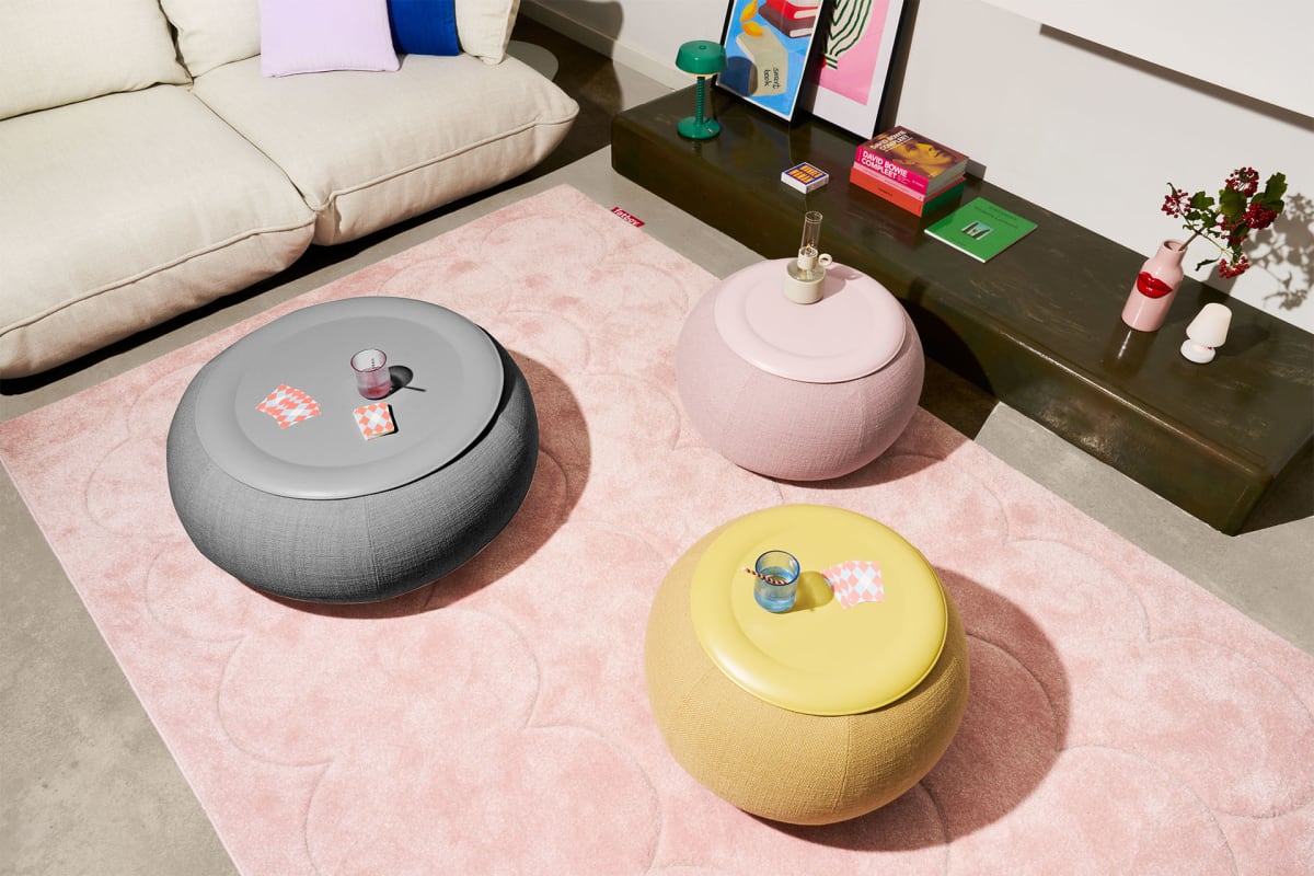 Mesa de Centro Inflable - Dumpty Mouse Grey3