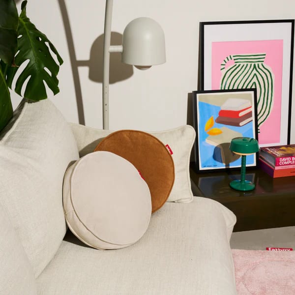 FATBOY Cojín Recycled Pill Pillow Cord Cream - Blanco2