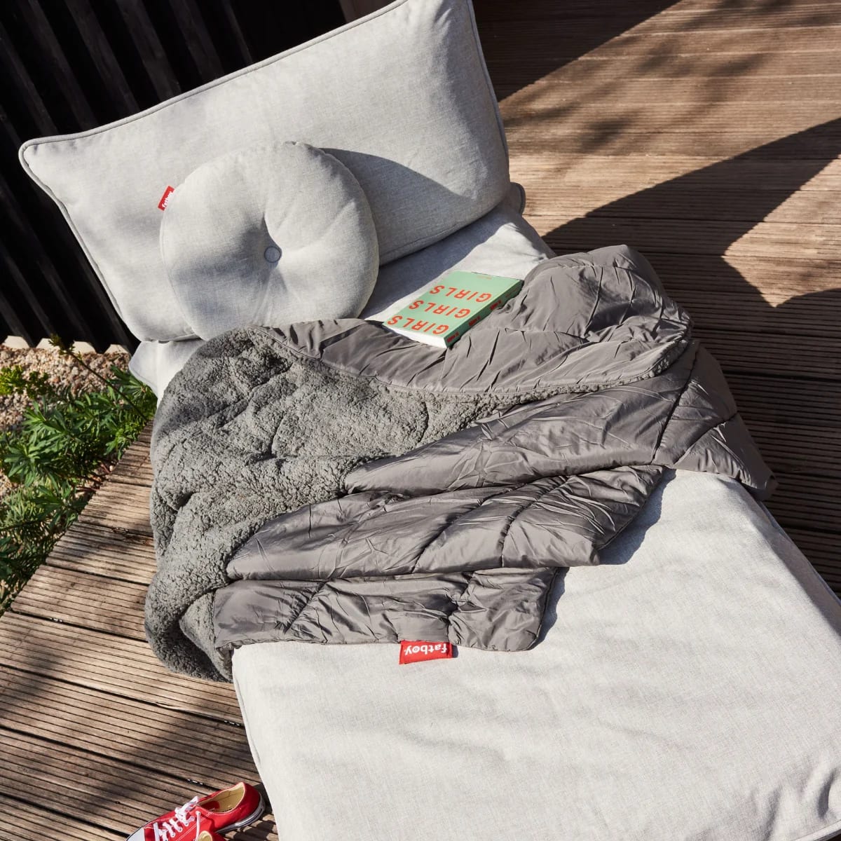 Sofá Fatboy Exterior Paletti / Reposera - Rock Grey8