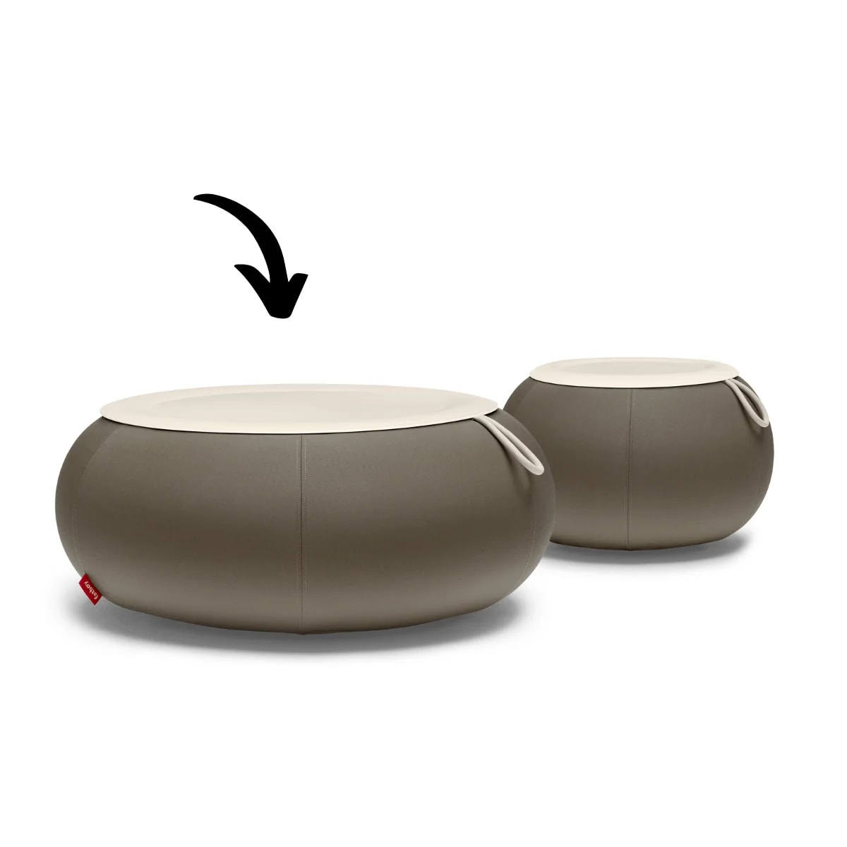 Mesa Fatboy de Centro Exterior - Dumpty Outdoor Ash - Taupe1