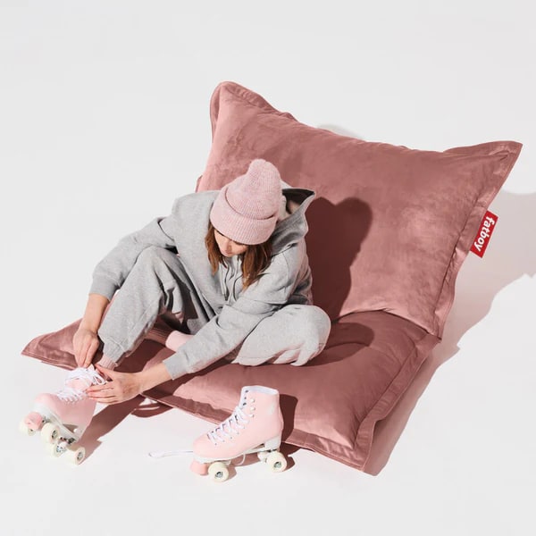 Pouf Fatboy Original Slim Velvet - Recycled Rose Quartz2