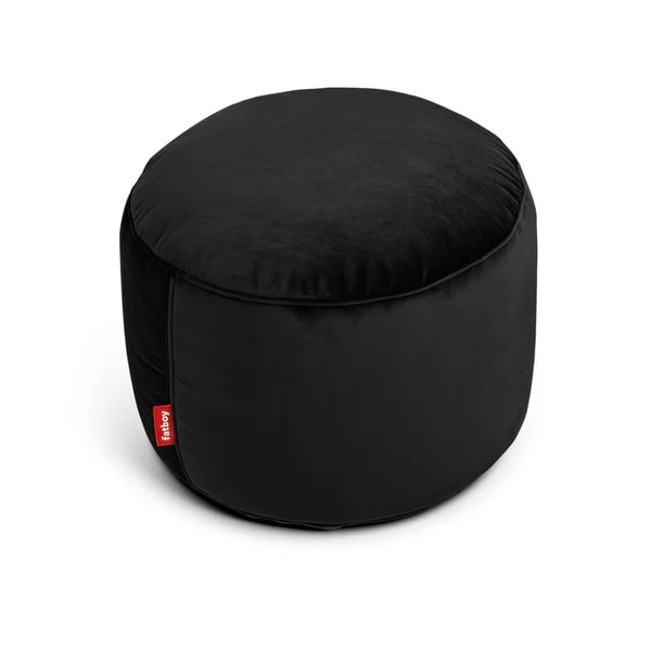 Pouf Fatboy Point Velvet - Recycled Black1