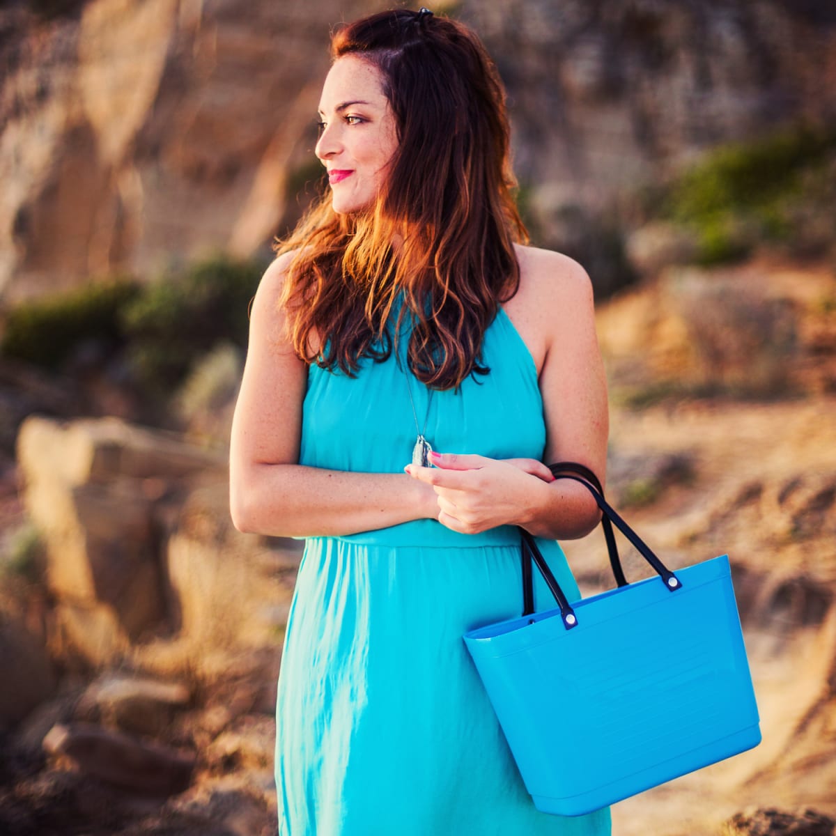 Bolso Hinza - Pequeño - Turquesa4