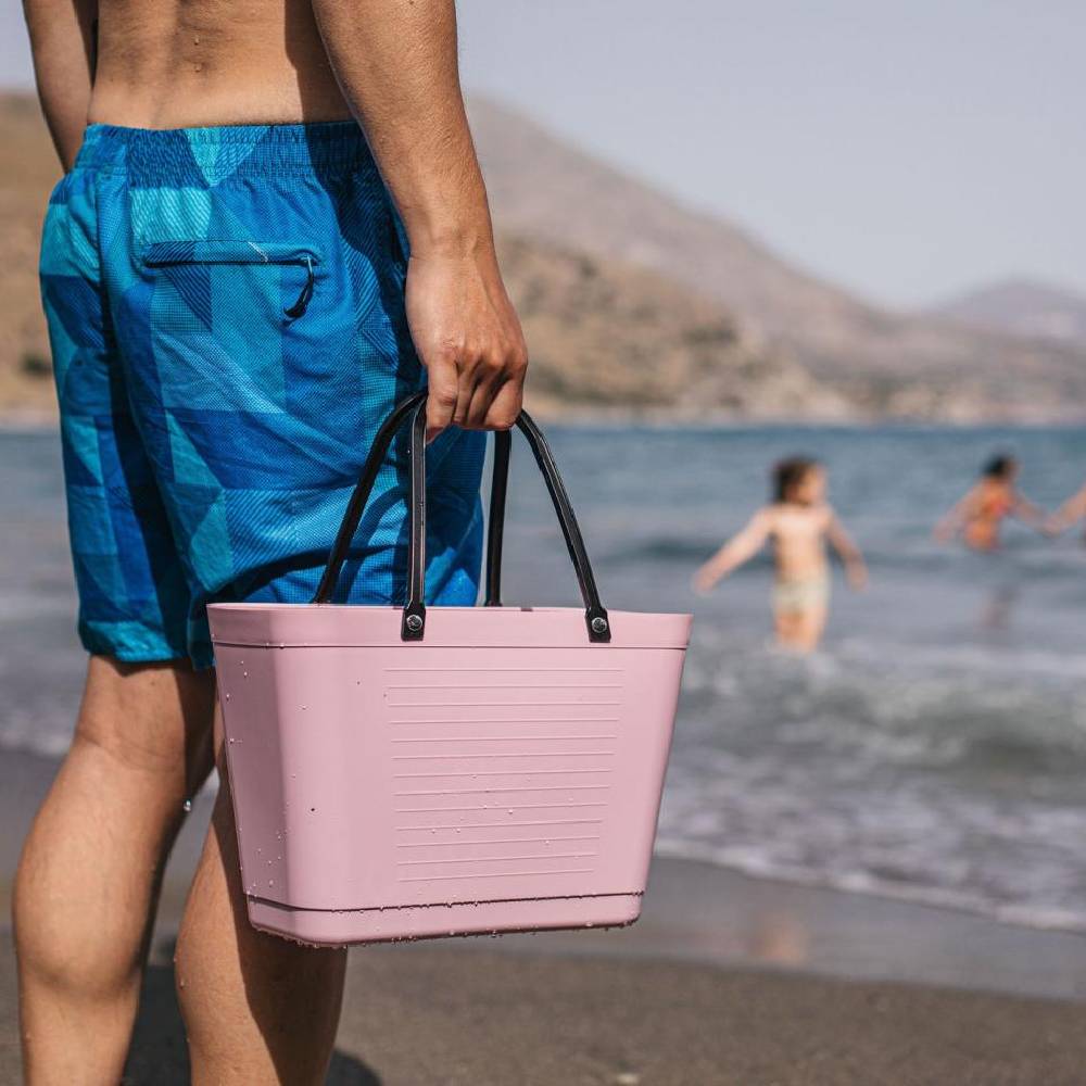 Bolso Hinza Green Plastic - Pequeño - Rosado3