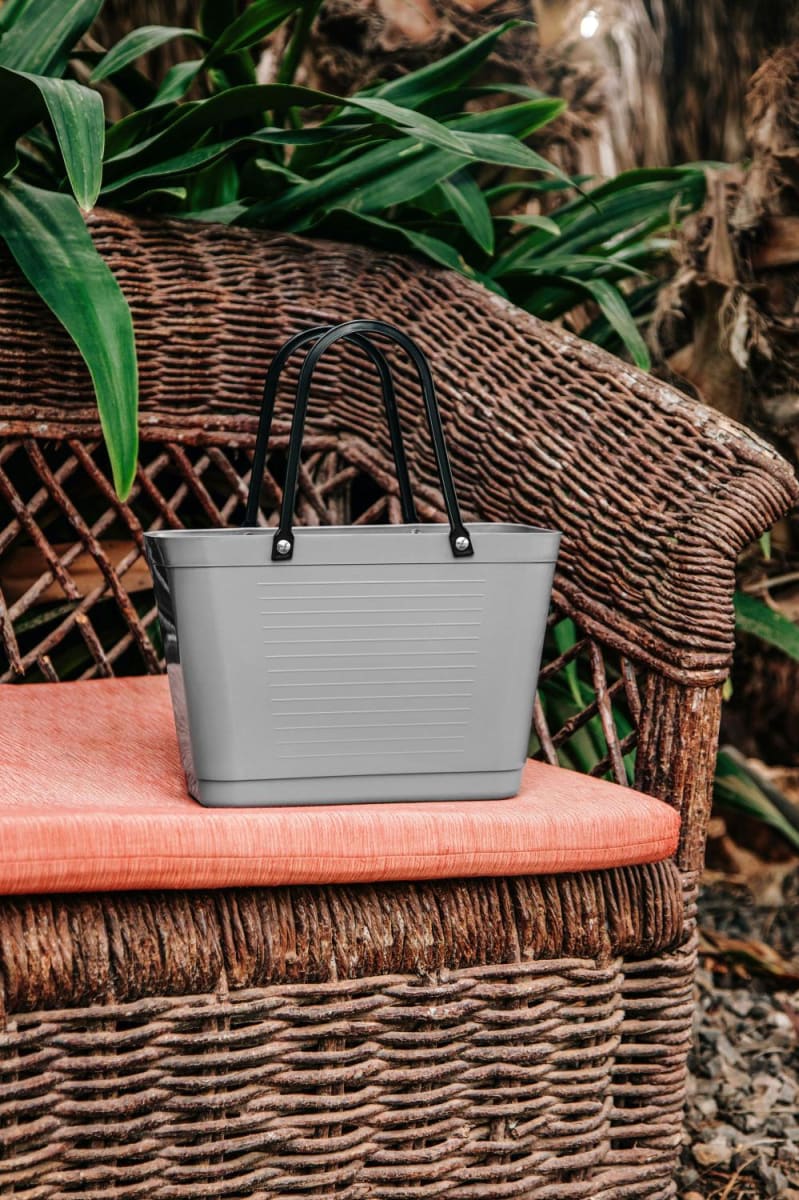 Bolso Hinza Green Plastic - Pequeño - Gris Claro6
