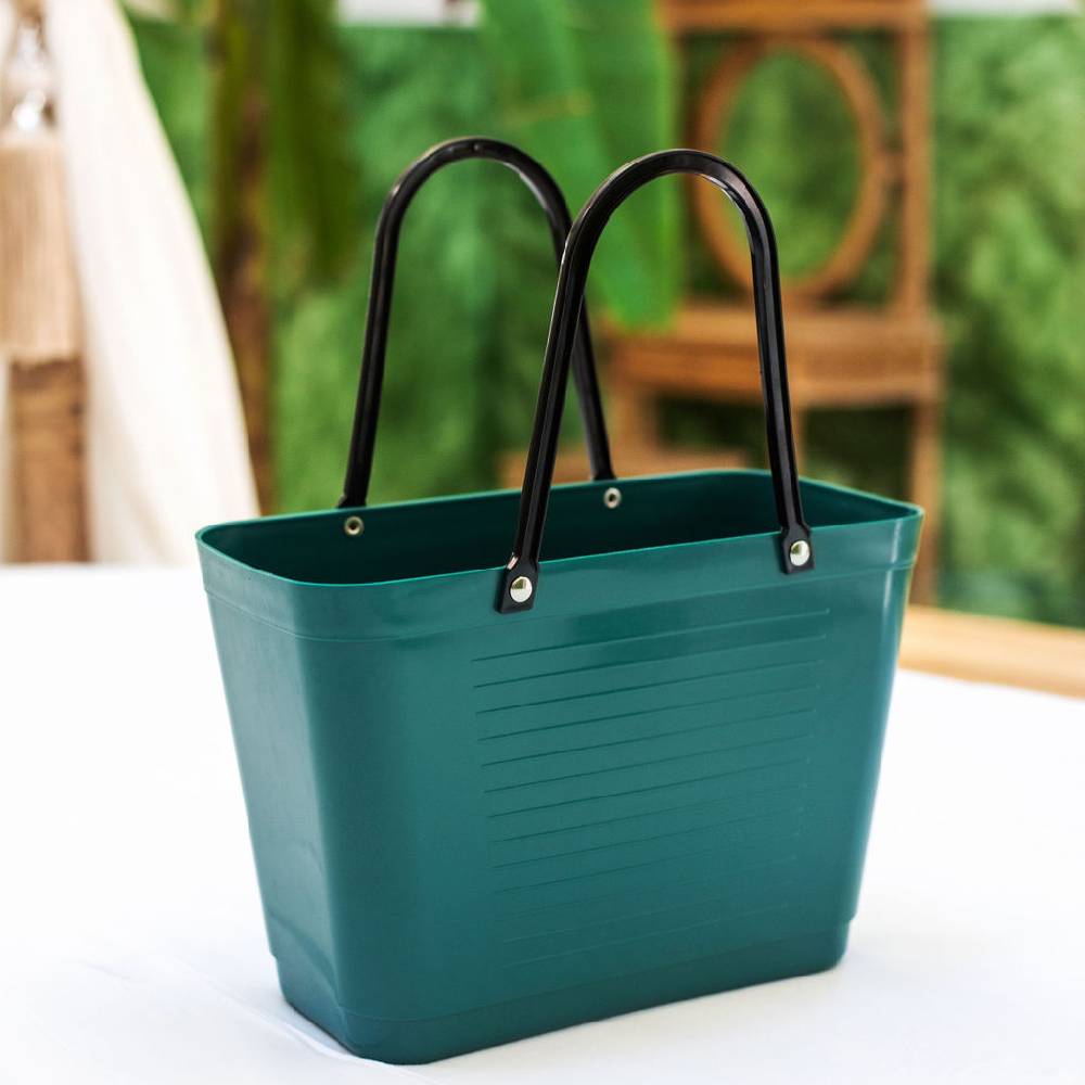 Bolso Hinza Green Plastic - Pequeño - Verde Oscuro3