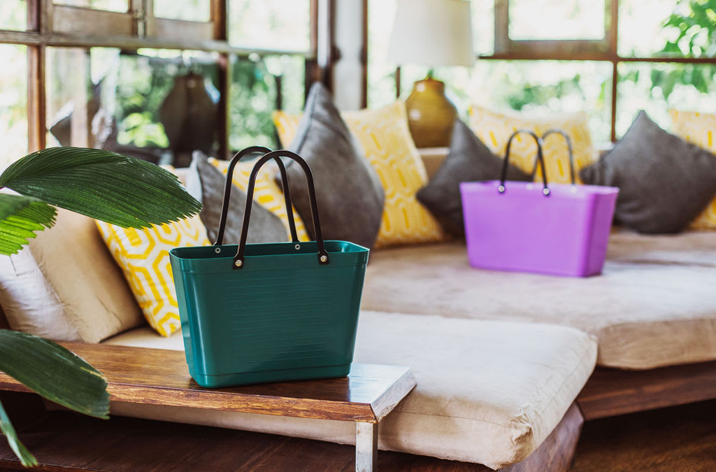 Bolso Hinza Green Plastic - Pequeño - Verde Oscuro5
