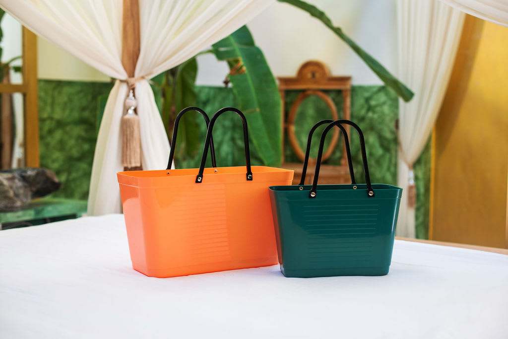 Bolso Hinza Green Plastic - Pequeño - Verde Oscuro6
