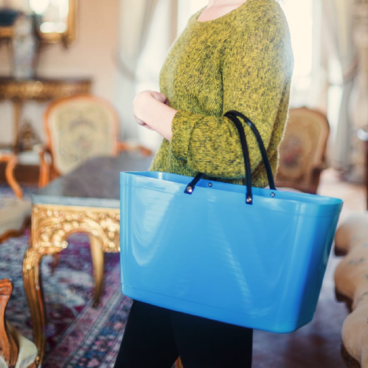 Bolso Hinza - Grande - Turquesa1
